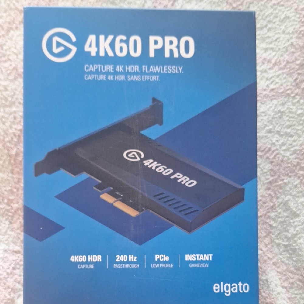 NIB Elgato 4K60 Pro Capture Card